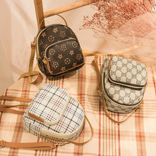 Load image into Gallery viewer, Small Backpack Women Leather Shoulder Bag 2019 Autumn Multi-Function Mini Backpacks Female School Bagpack Bag For Teenage Grils